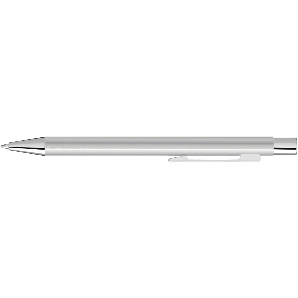 Straight Si Druckkugelschreiber - silber-740