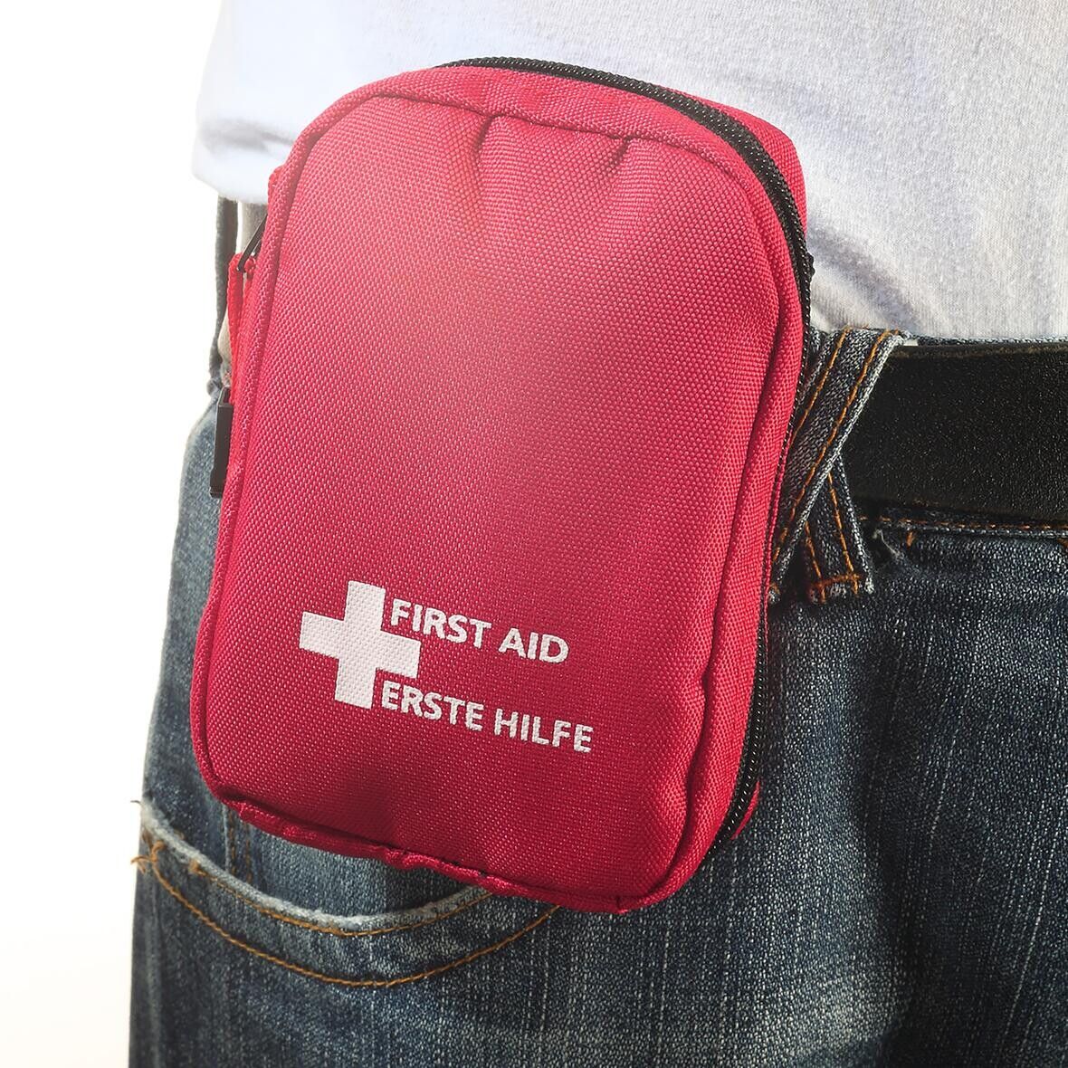 Notfall-Set Bag, klein - rot - schwarz-552