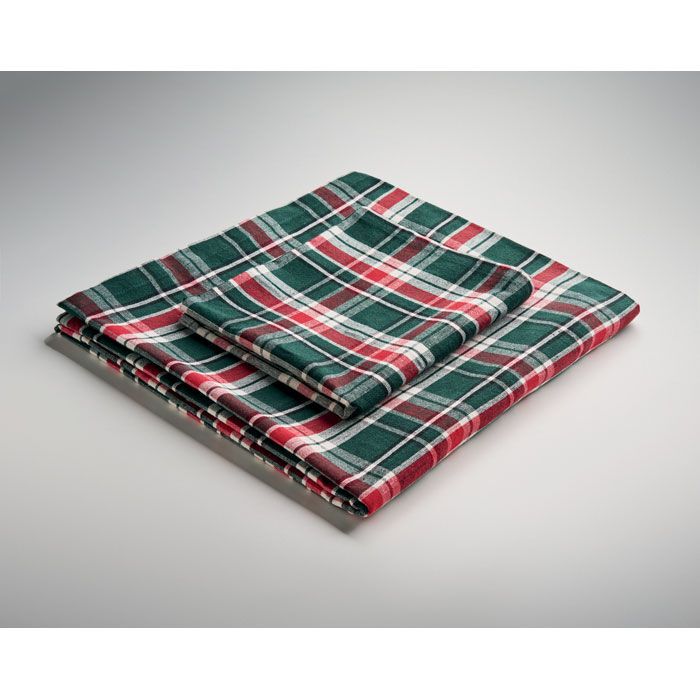 Tischtuch-Set Baumwolle SANTABLE - multicolour-698