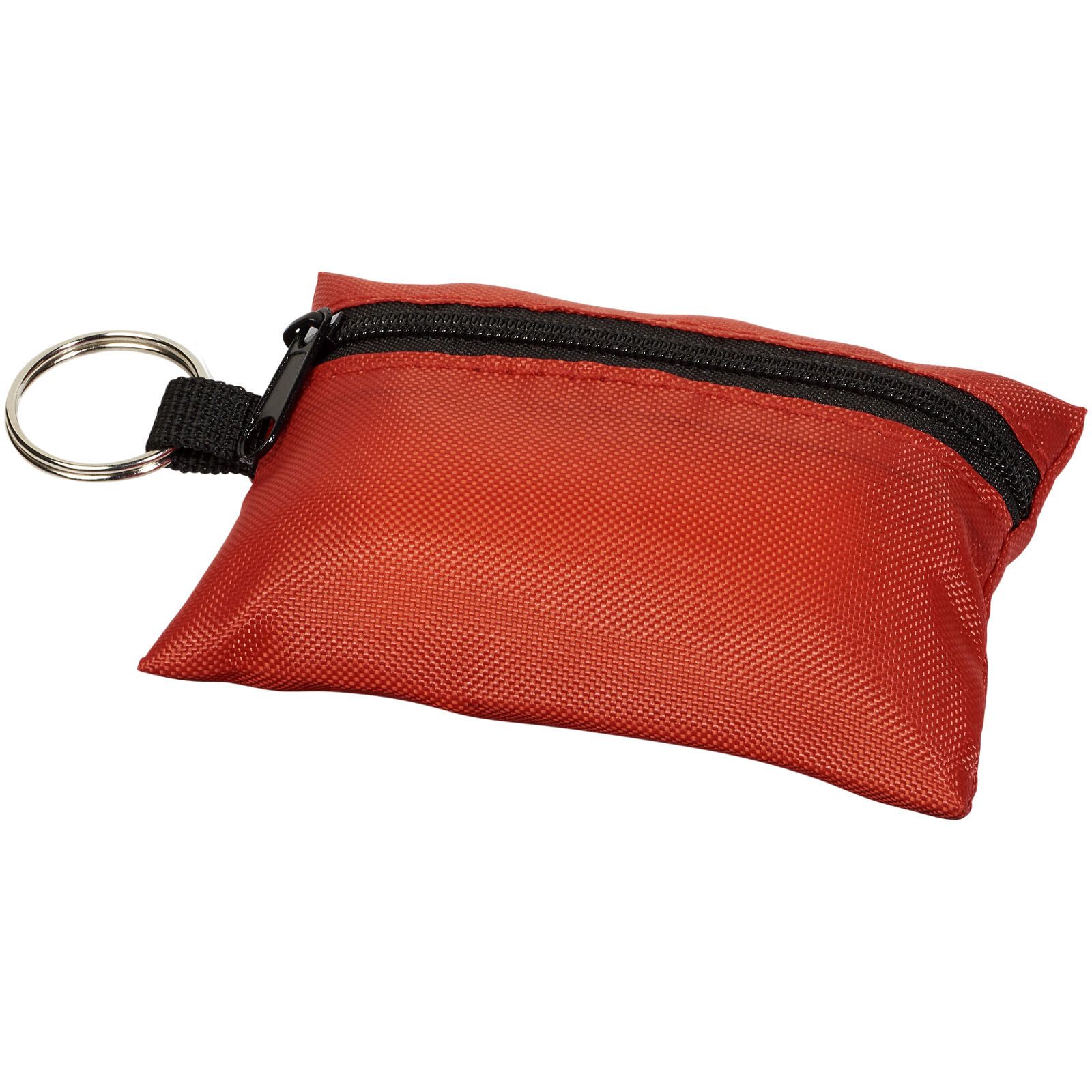 Valdemar 16-teilige Erste-Hilfe-Tasche mit Schlüsselanhänger - rot-895