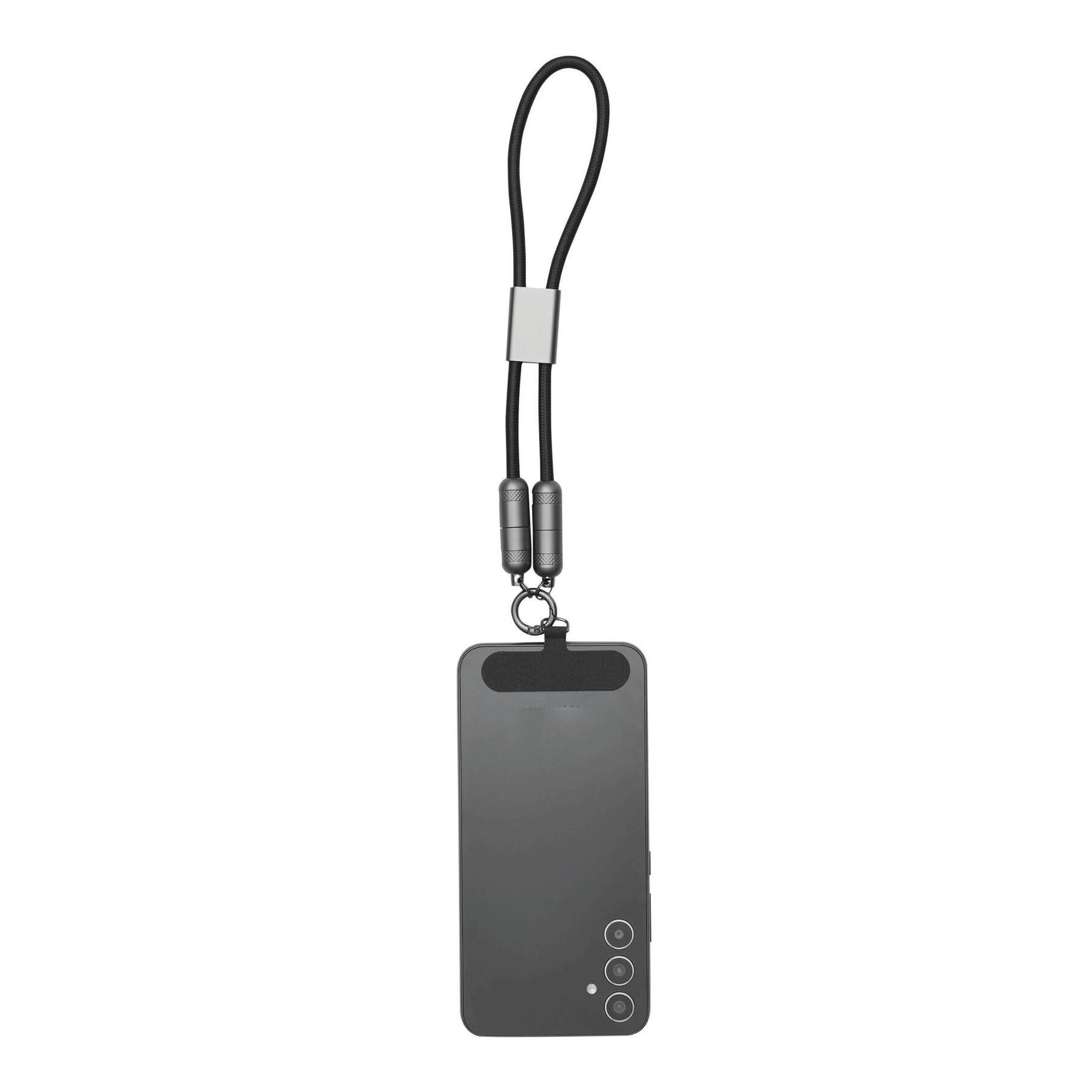 Lade- und Datenkabel SHORTCARRY - grau - schwarz-618