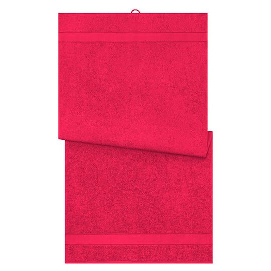 Bath Towel - red-608