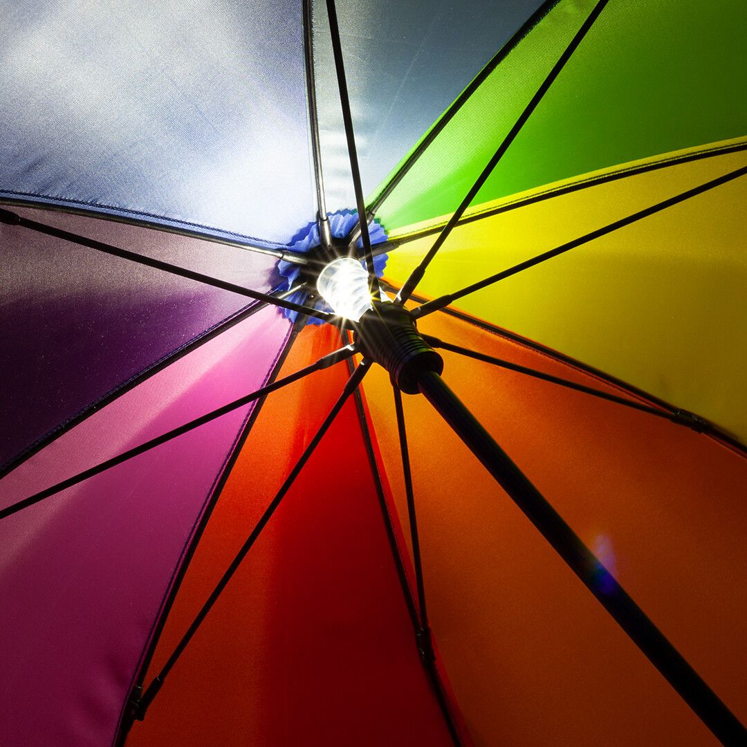 Stockschirm FARE® 4Kids Skylight® Ø88 cm - regenbogen-248
