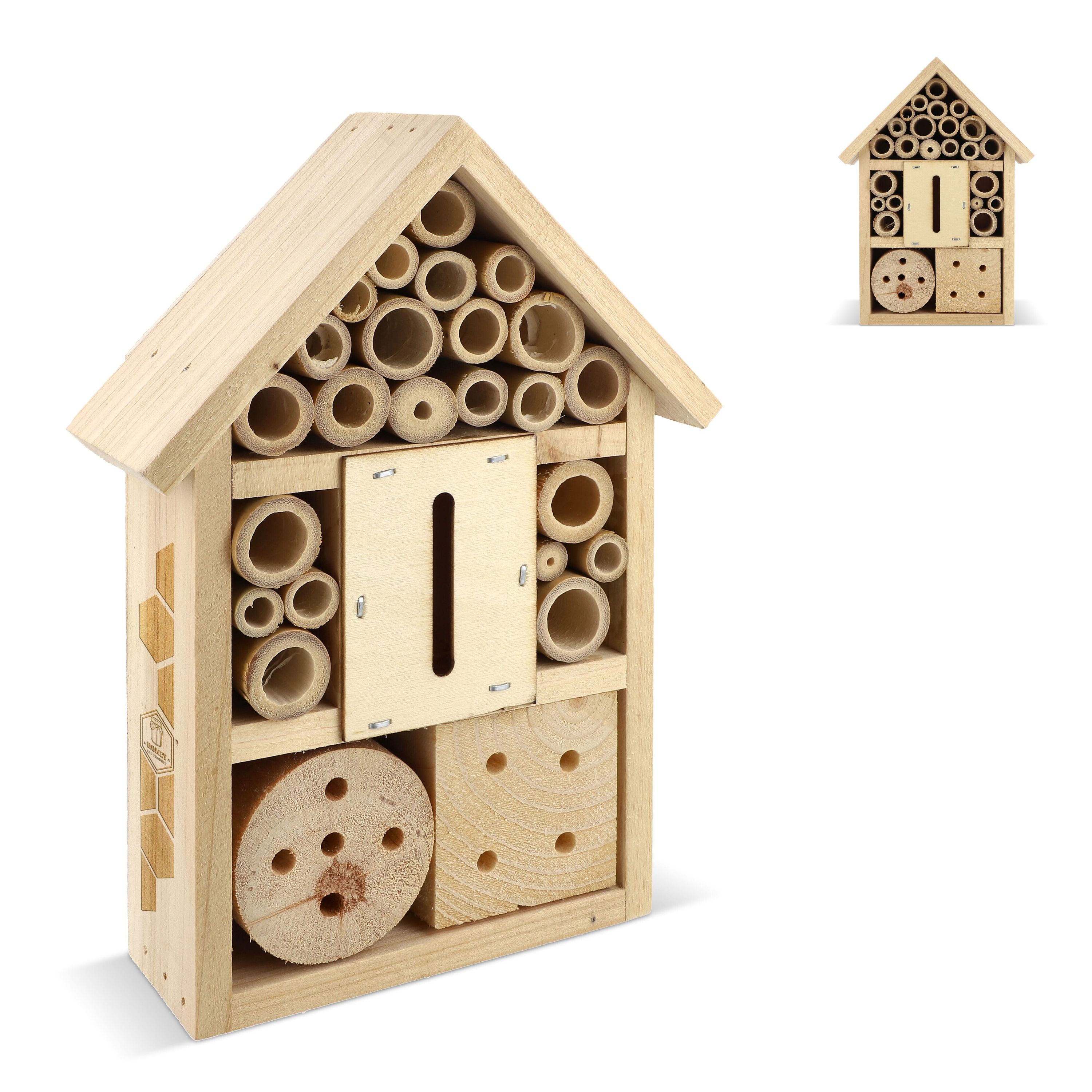 Insektenhotel aus FSC-Holz - natur-620