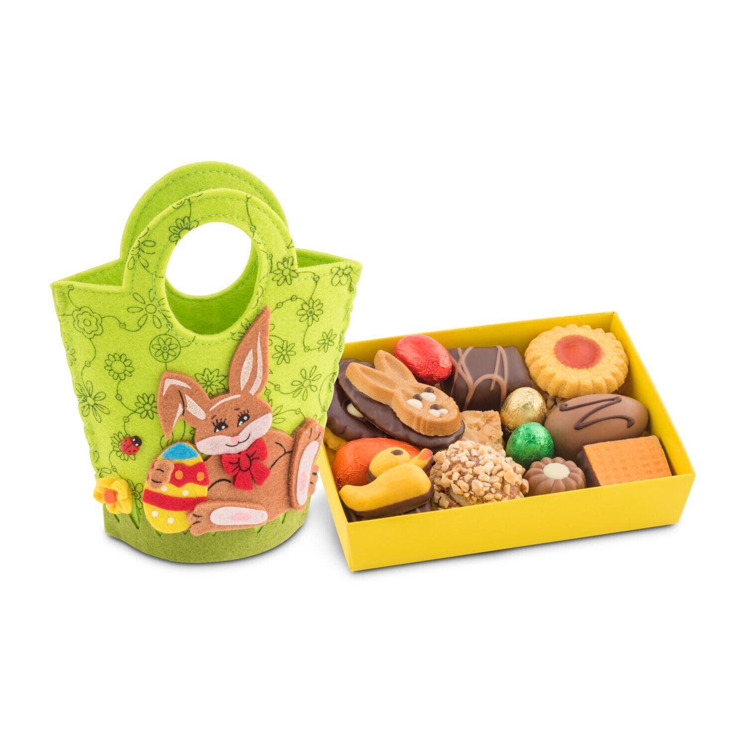Filztasche Hase, Ostergebäckmischung 200 g-136