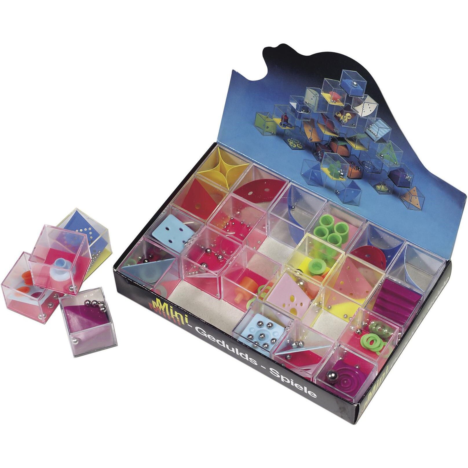 Geduldsspiel-Set aus Kunststoff Leslie - custom - multicolor-905