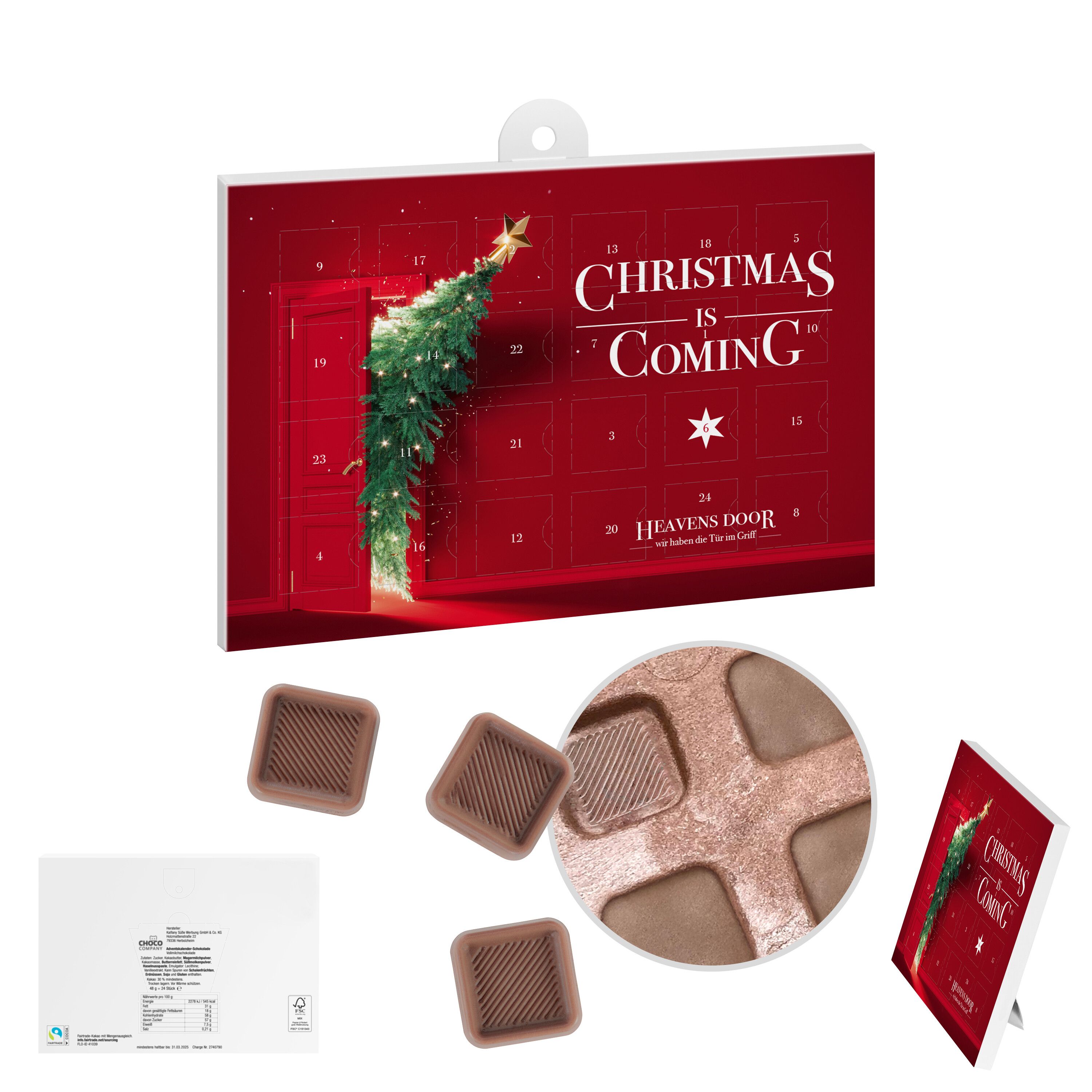reinpapier® A5-Schoko-Adventskal.-21