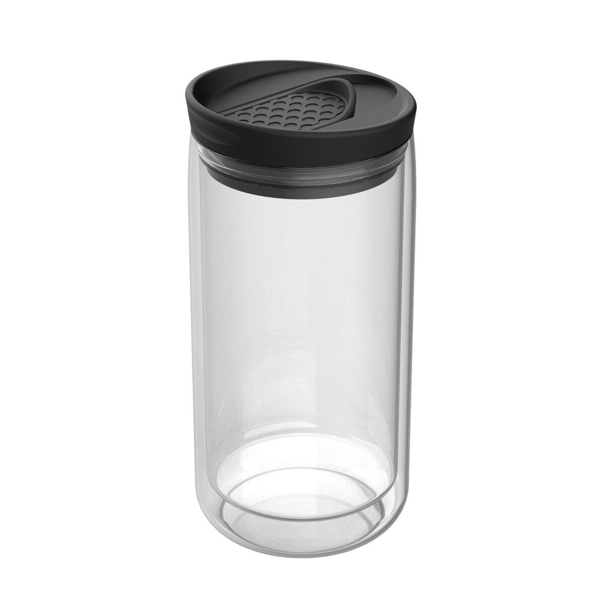 Thermobecher myNIZZA mit Deckel - transparent - schwarz-817