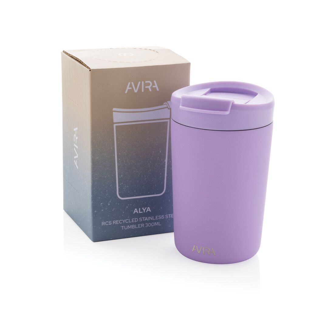 Avira Alya RCS recycelter Stainless-Steel Becher 300ml - lila-302