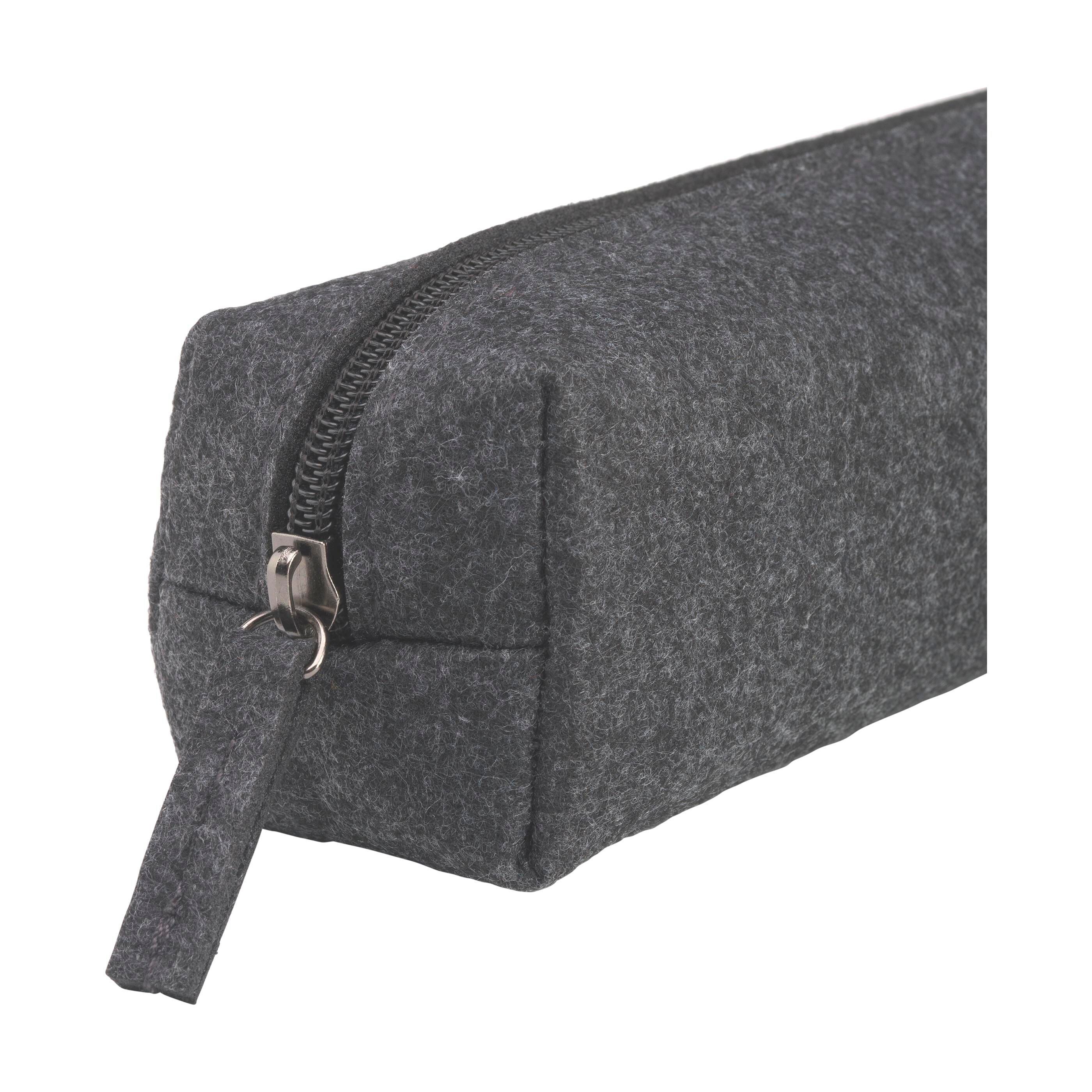 Pencil Case GRS RPET Felt Federmäppchen - dunkelgrau-341