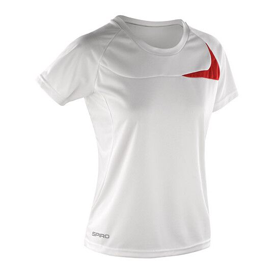 Women´s Dash Training Shirt - white - red-926