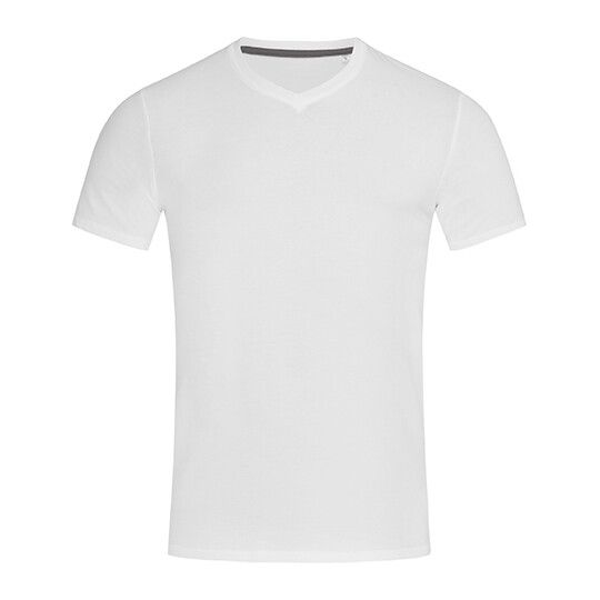 Stretch-T V-Neck - white-937