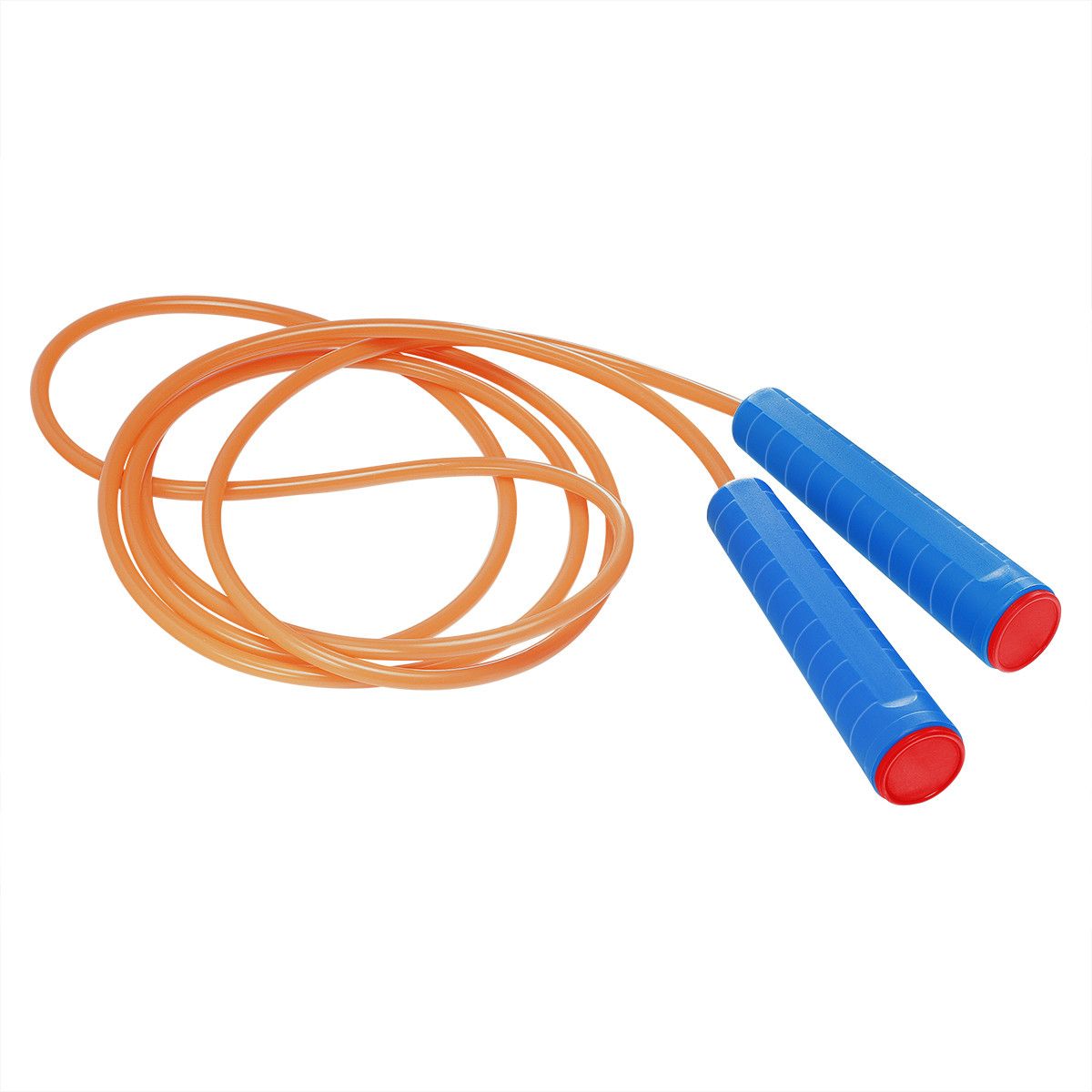 Springseil - blau, rot, neonorange-372