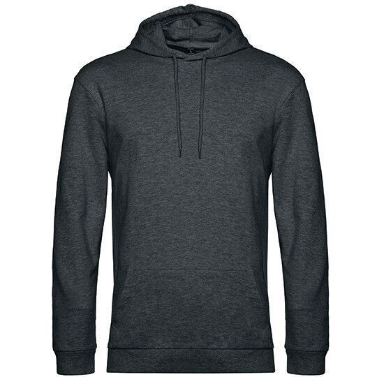 #Hoodie - heather asphalt - S-686
