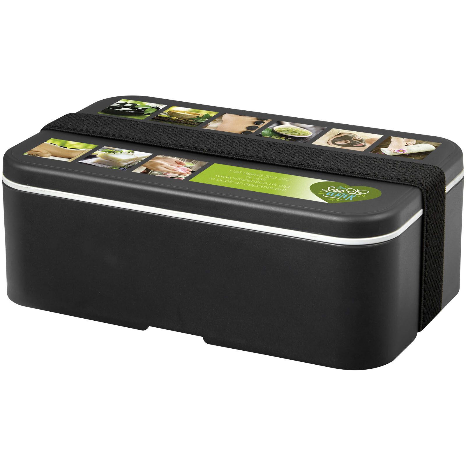 MIYO Renew 700 ml Lunchbox - granitfarben -  schwarz-569