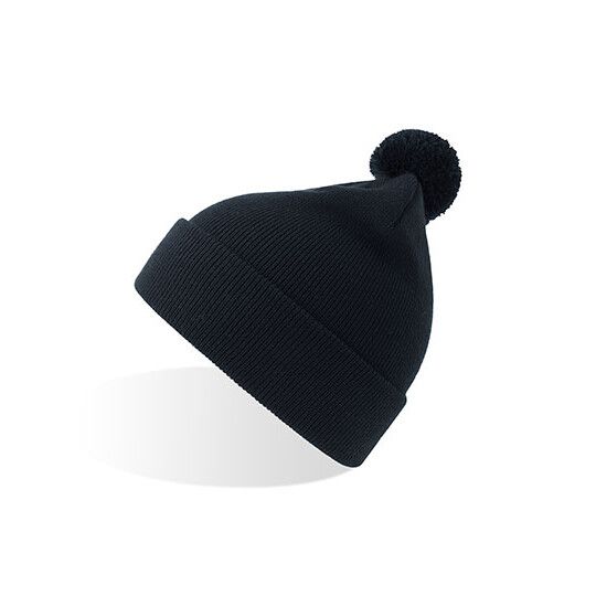 Kids Wind-s with Pompom Beanie - navy-306