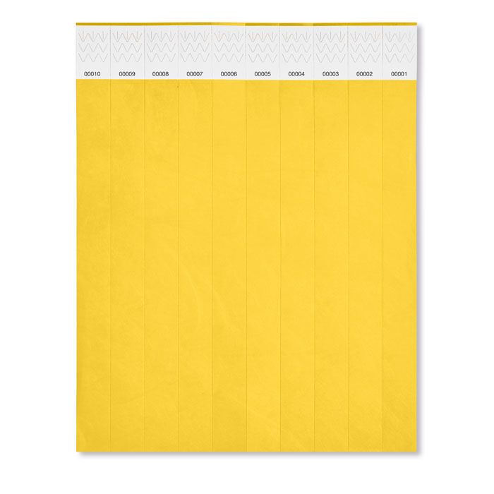 Tyvek® Event Armband TYVEK - gelb-547