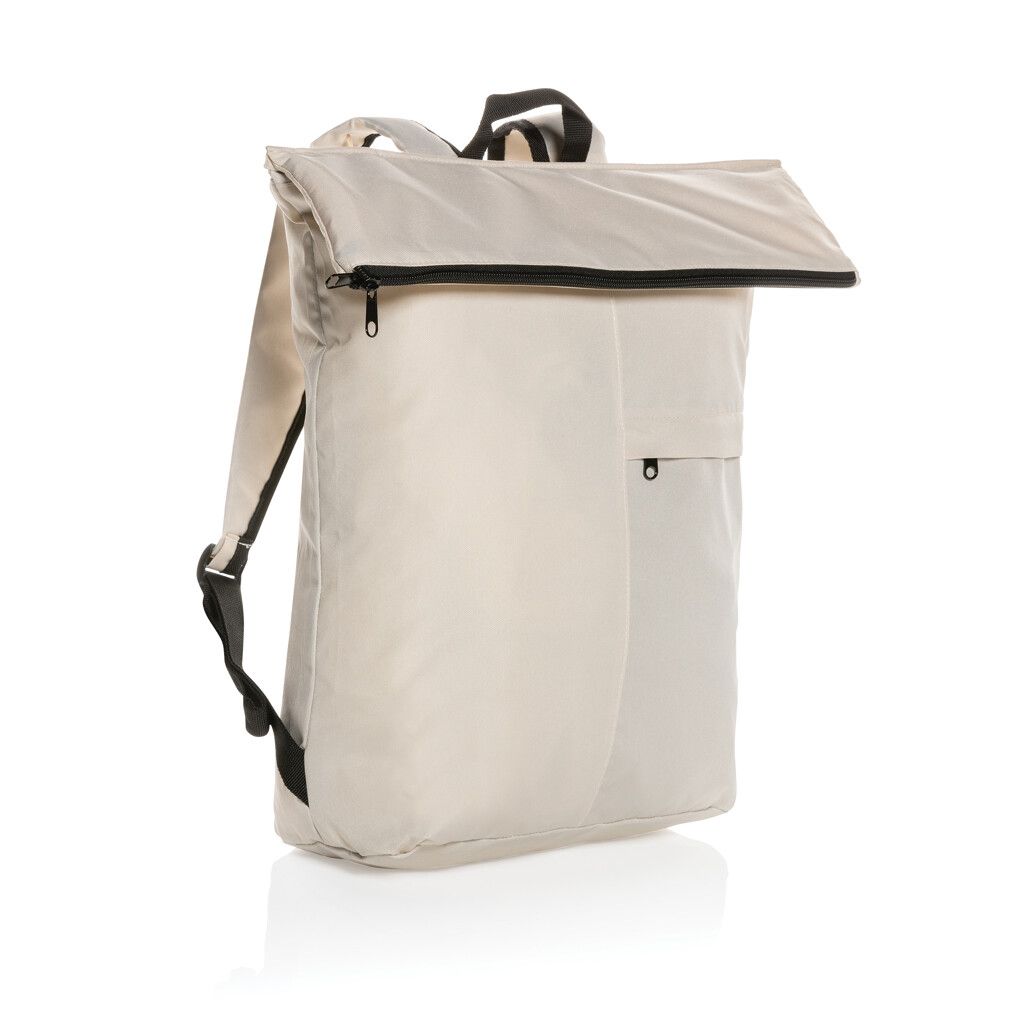 Dillon AWARE™ RPET faltbarer Lightweight-Rucksack - off white-386