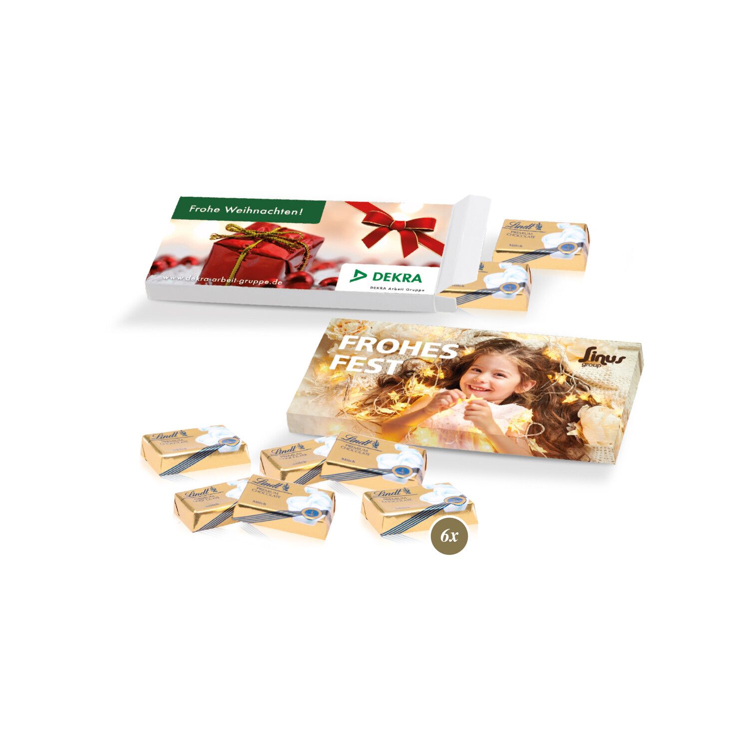 Präsentbox mit Lindt Schokotäfelchen-792