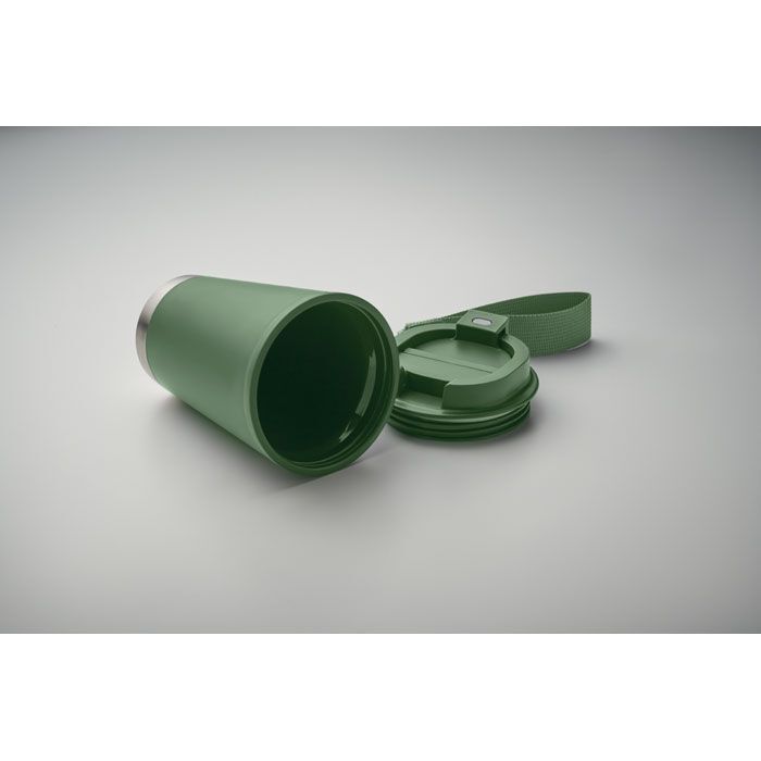 Doppelwandiger Becher 300 ml TOPIZ - dunkelgrün-362
