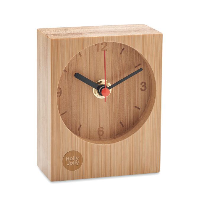 Tischuhr aus Bambus CLAMBU - holz-492