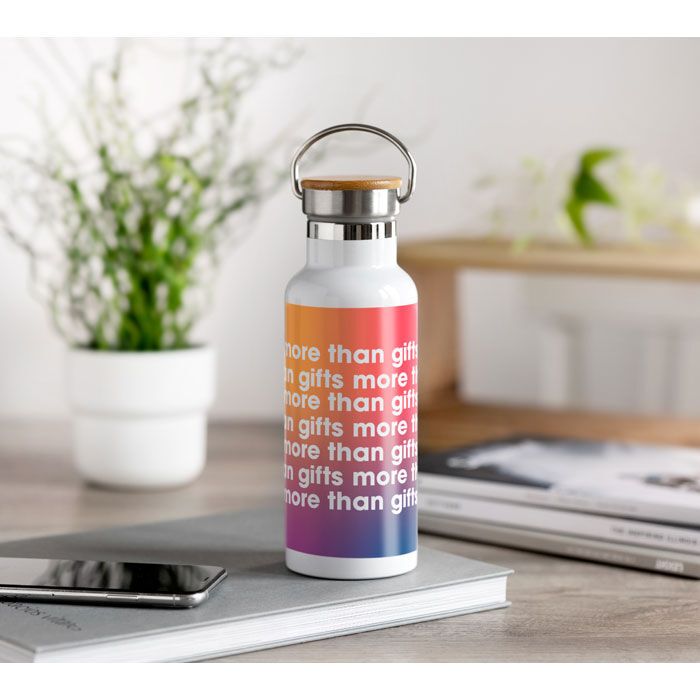 Isolierflasche 500ml HELSINKI - weiß-286