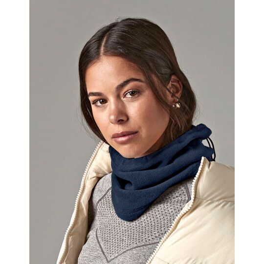 Recycled Fleece Snood - french navy-956