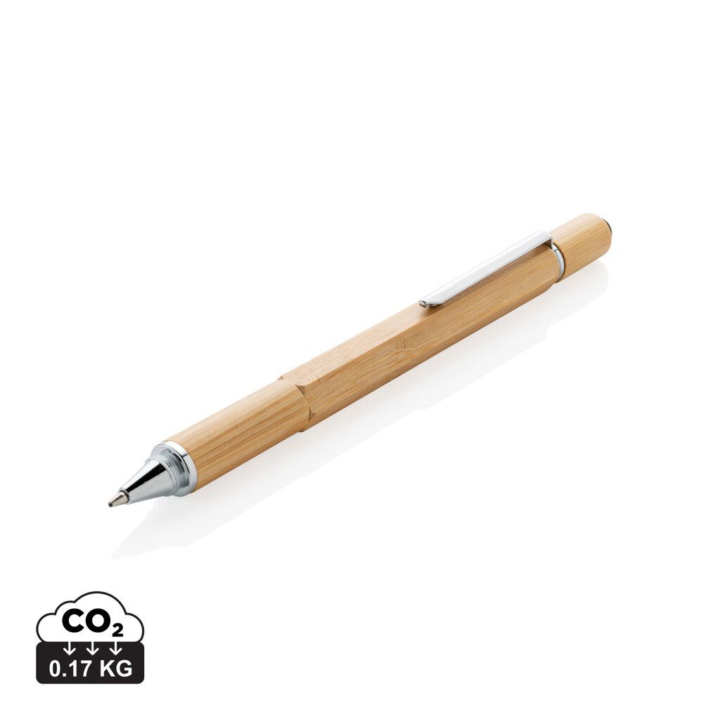 5-in-1 Bambus Tool-Stift - braun-381