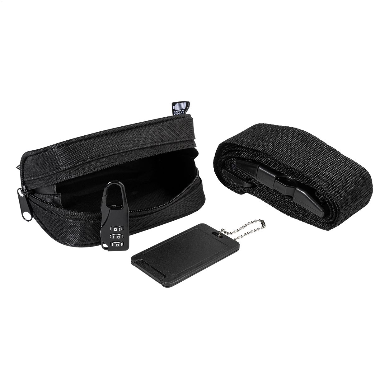 SafeTrip RPET-Reiseset - schwarz-450