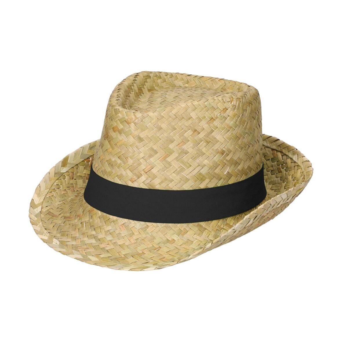 Sommerhut Kuba - natur - schwarz-867