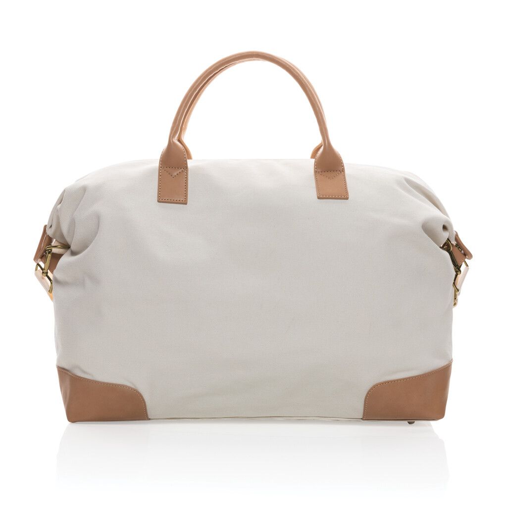 Impact AWARE™ 16 oz. rCanvas große Wochenendtasche - off white-327