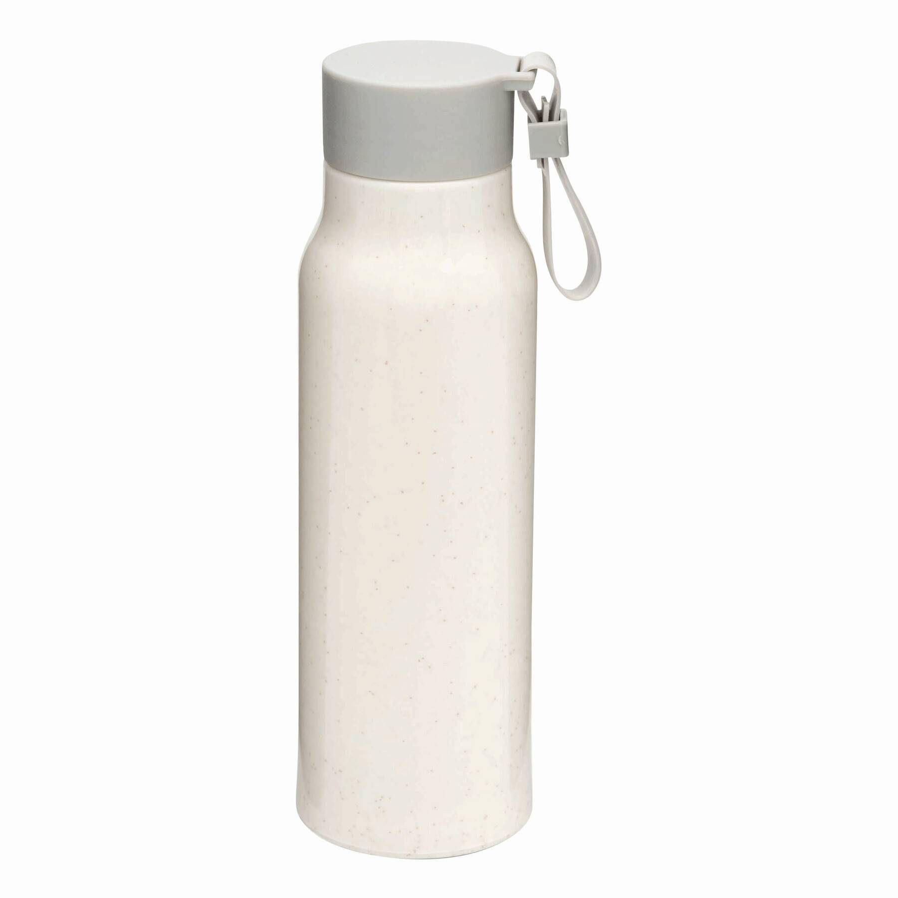 Glas-Trinkflasche ECO DRINK mit Ummantelung - beige-672