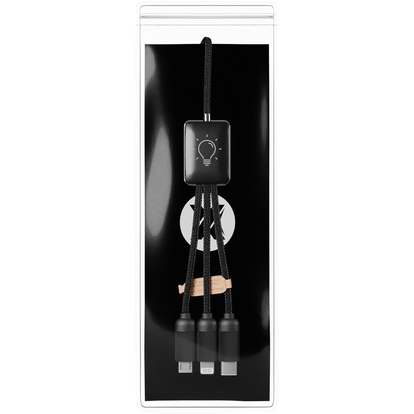 SCX.design C28 Erweitertes 5-in-1-Ladekabel - rot -  schwarz-280