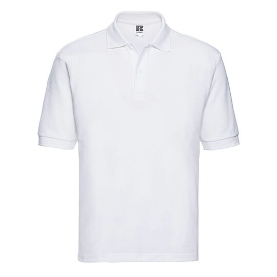 Men's Classic Polycotton Polo - white - S-210