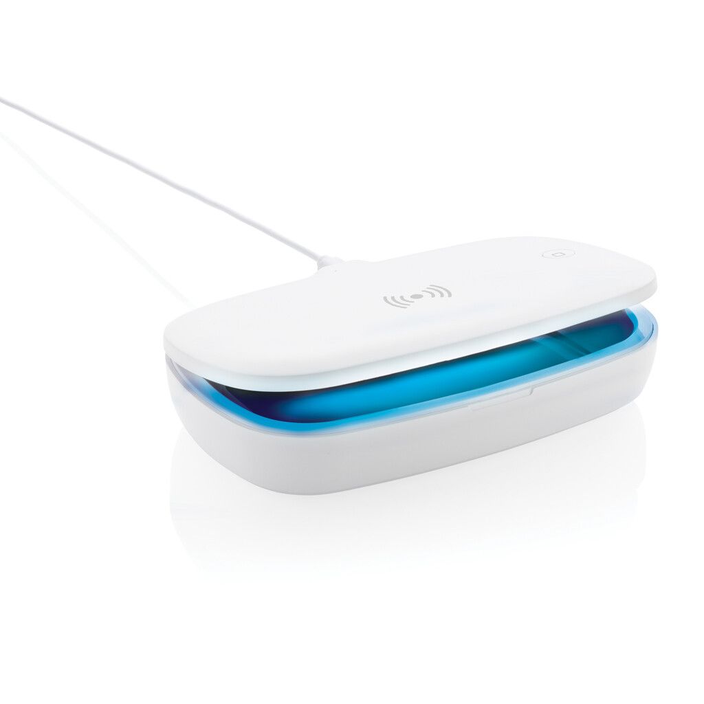 UV-C Sterilisations-Box mit 5W Wireless Charger - weiß-260
