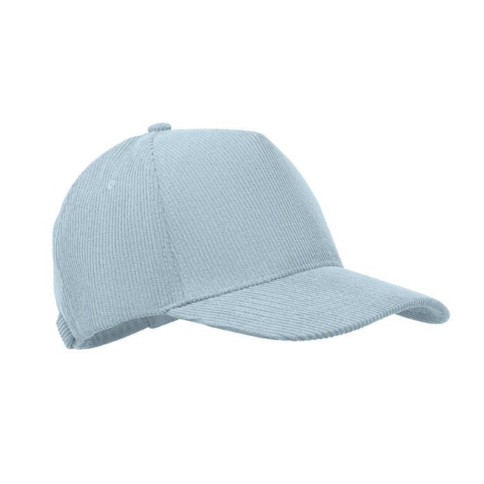 Baseball Kappe 5 Panels Cord WALE - babyblau-545
