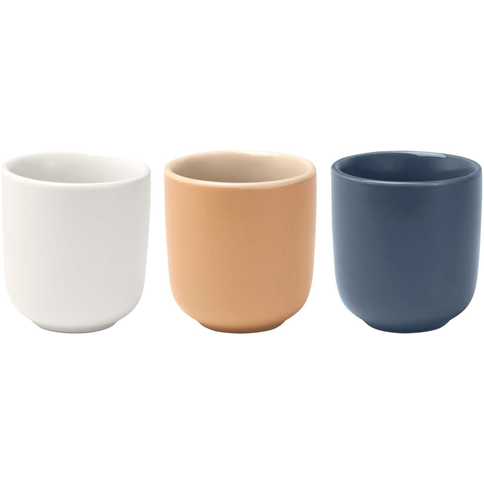 Male 90 ml Keramik Espressotassen – 2er Set - oatmeal-50