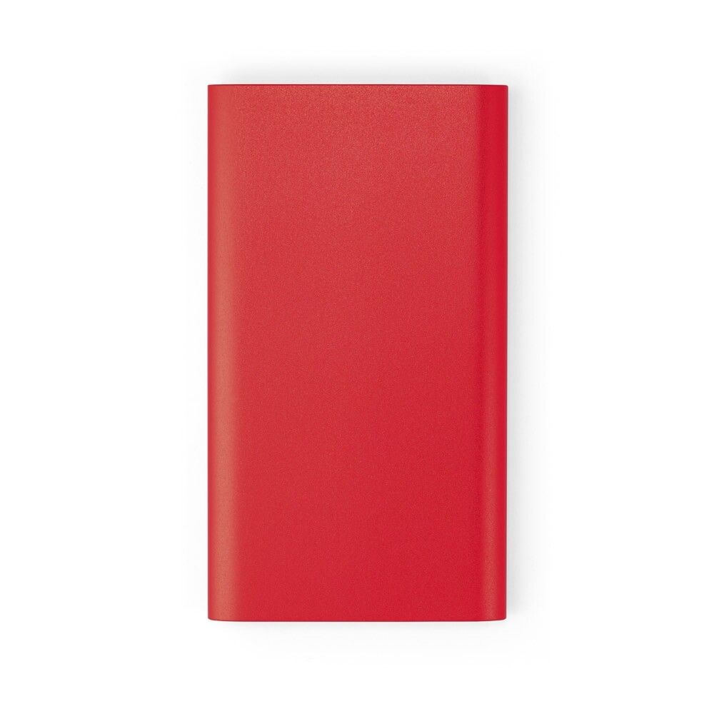 CASSINI Powerbank 4'000 mAh mit 5W Ladegerät aus recyceltem Aluminium - rot-558