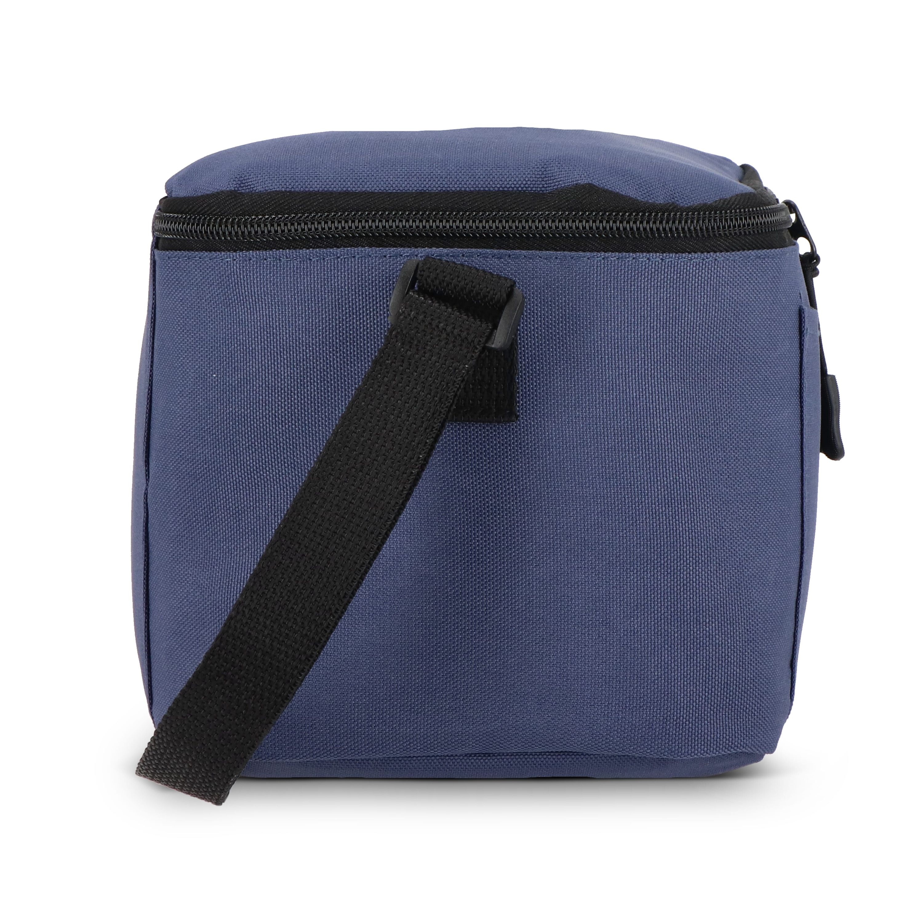 R-PET 600D 6-Dosen-Kühltasche 25 x 14,5 x 15,5 cm 5 l - dunkelblau-827