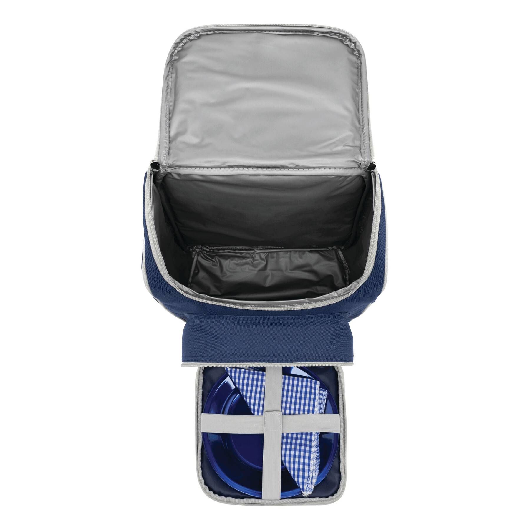 Picknick-Rucksack OUTSIDE - blau - grau-581