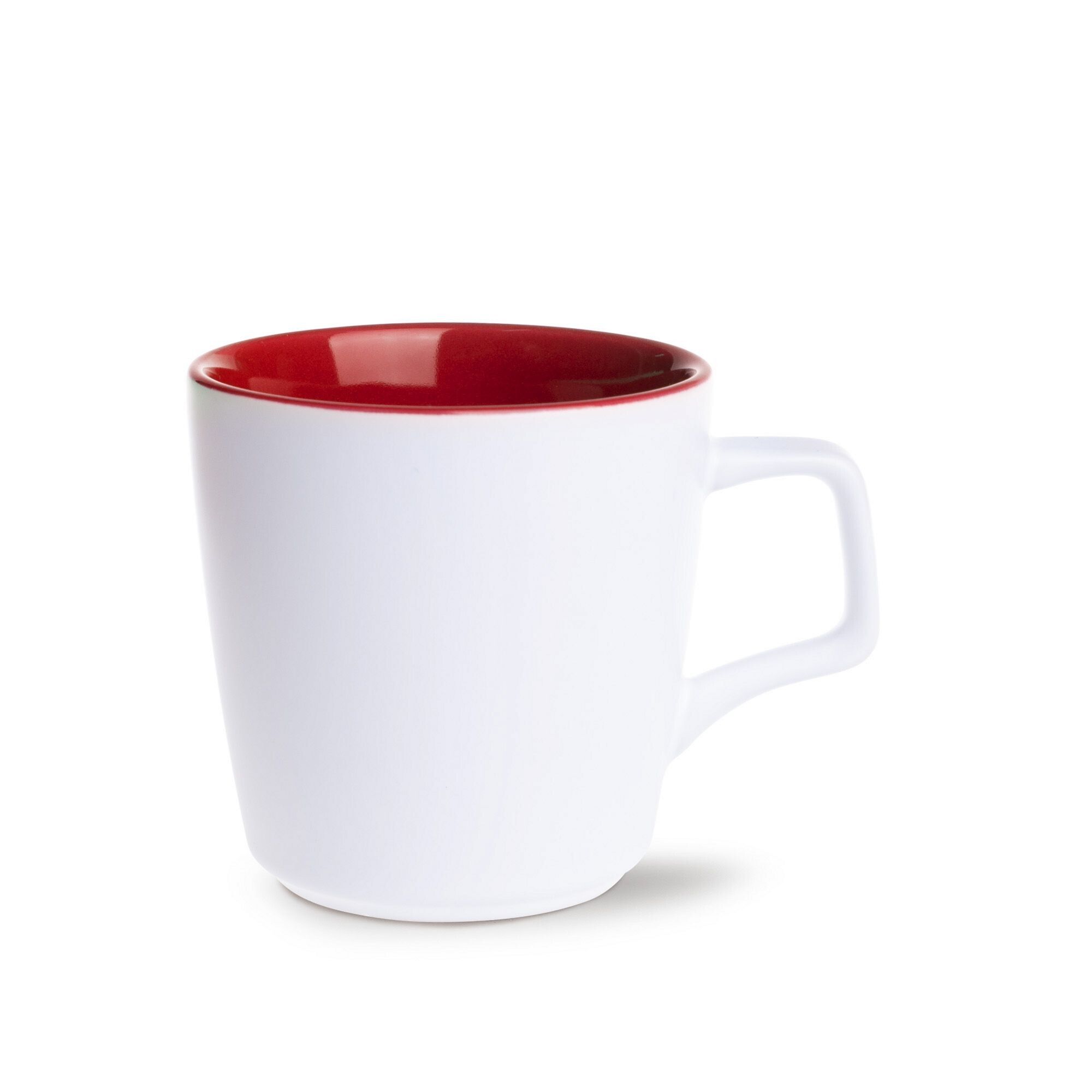 Becher Barrel Pure 300 ml - matt weiß - schwarz-785