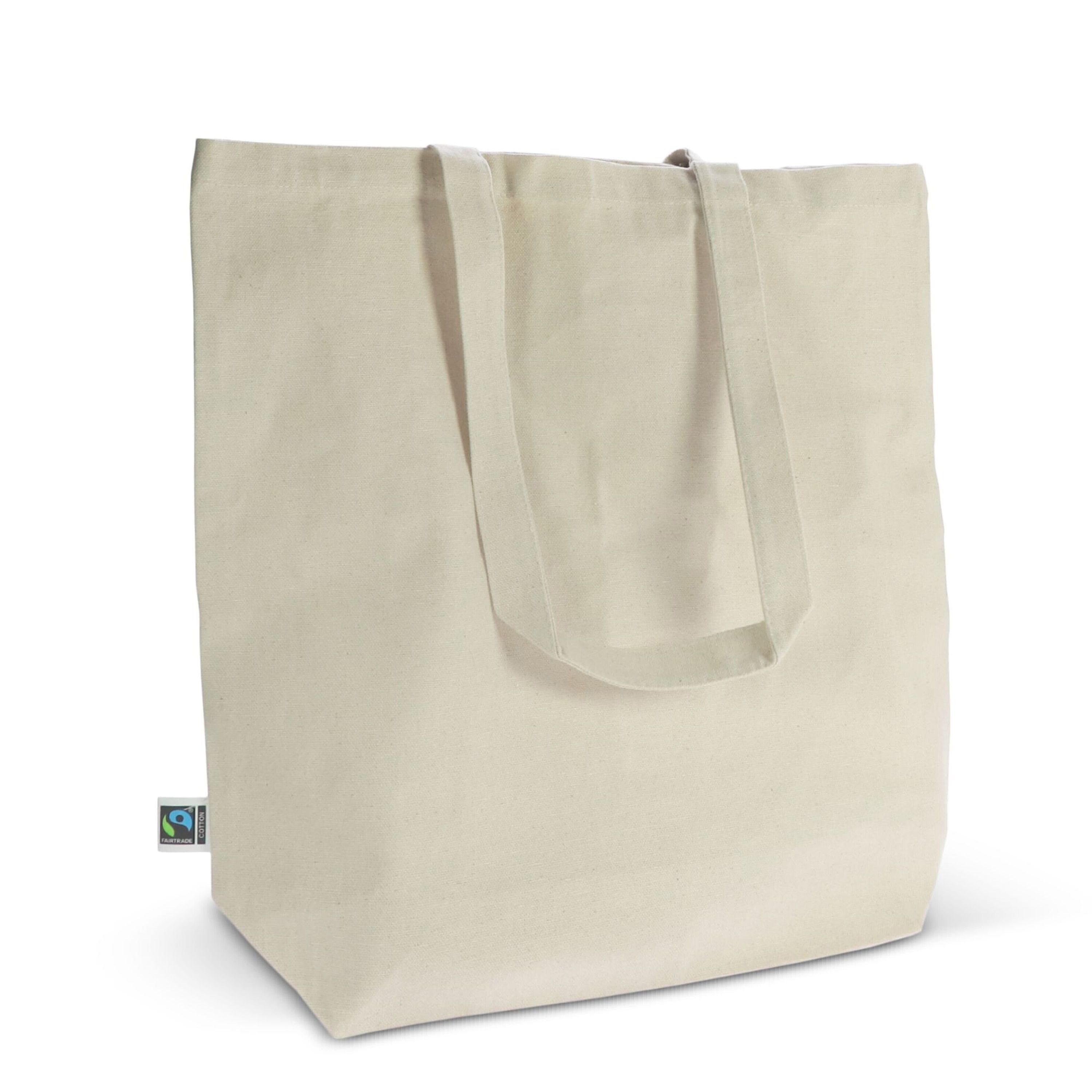 Tasche Fairtrade 270g/m² 42x12x43 cm - natur-993