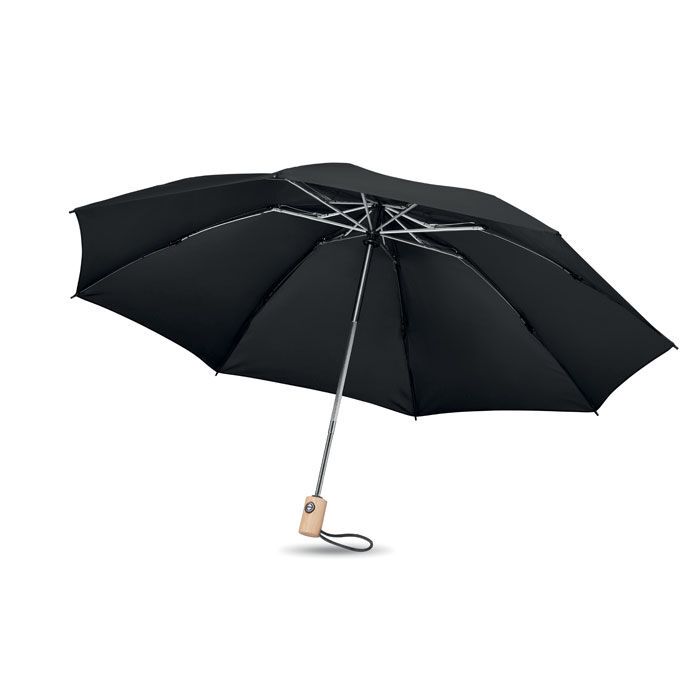 Regenschirm 23'' RPET LEEDS - schwarz-827