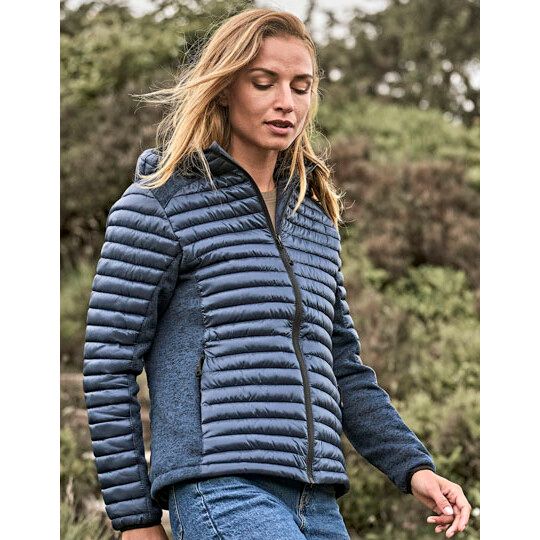 Women´s Hooded Outdoor Crossover Jacket - black - black melange-46