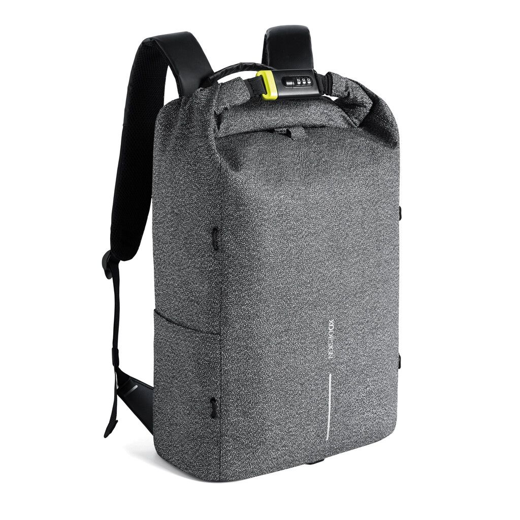 Urban schnitthemmender Anti-Diebstahl-Rucksack - grau-865