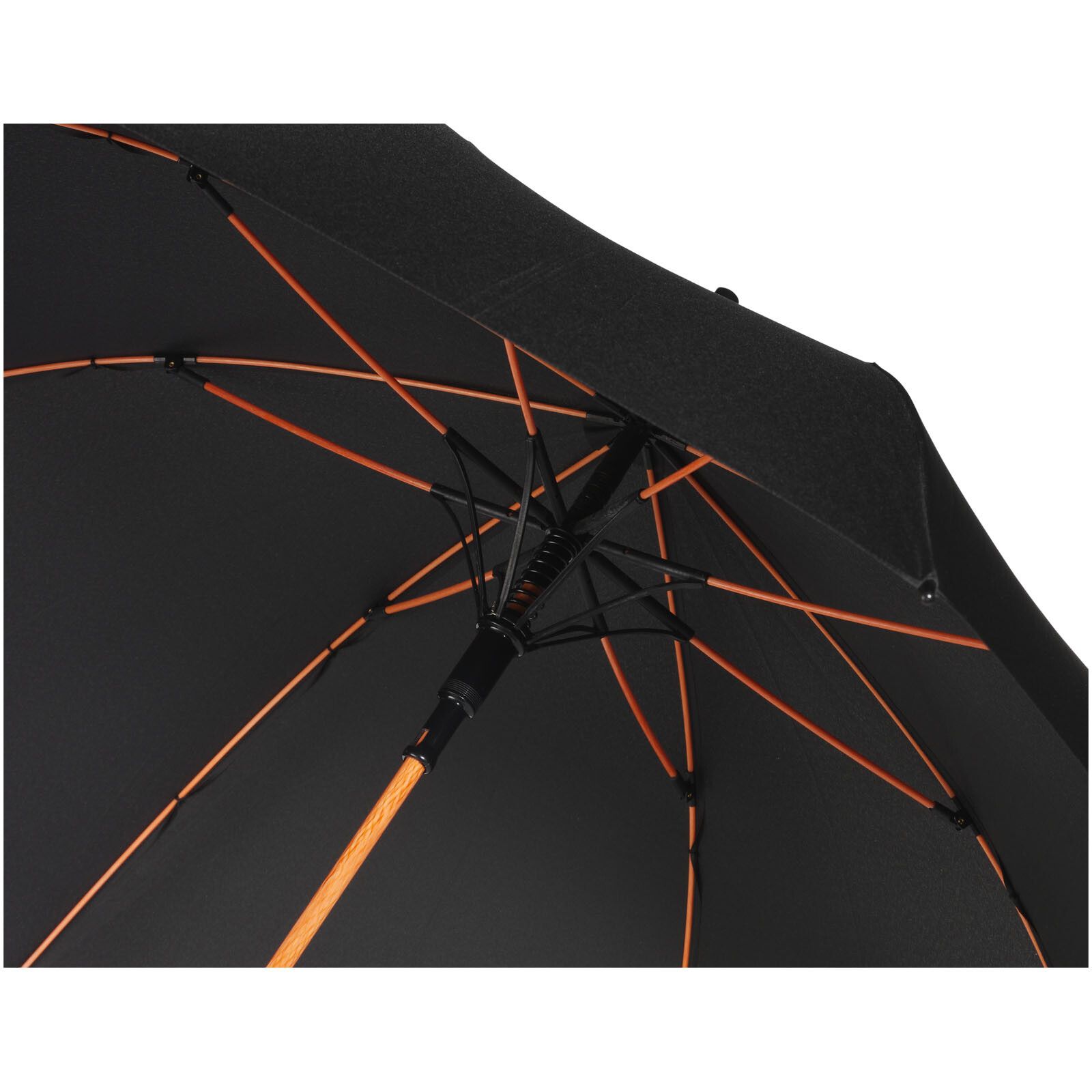 Stark 23" Automatik-Sturmschirm - orange -  schwarz-635
