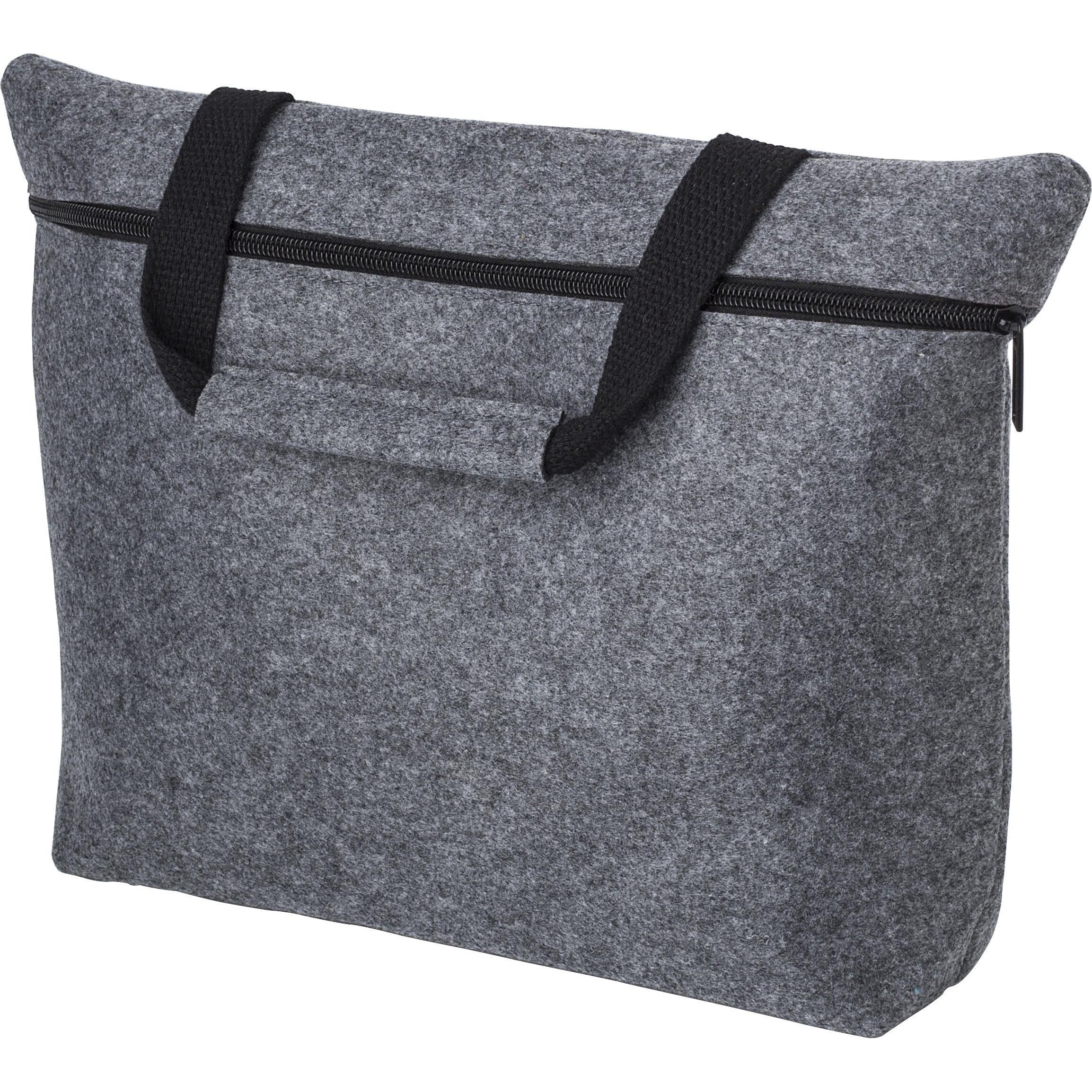 rPET-Filz-Dokumententasche Scarlett - grau-559