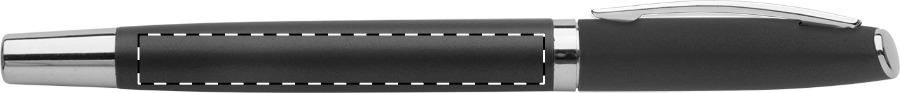 Veredelungsposition Rollerball-Korpus - links vom Clip