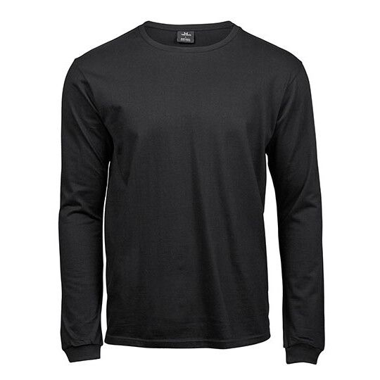 Long Sleeve Fashion Sof Tee - black-255