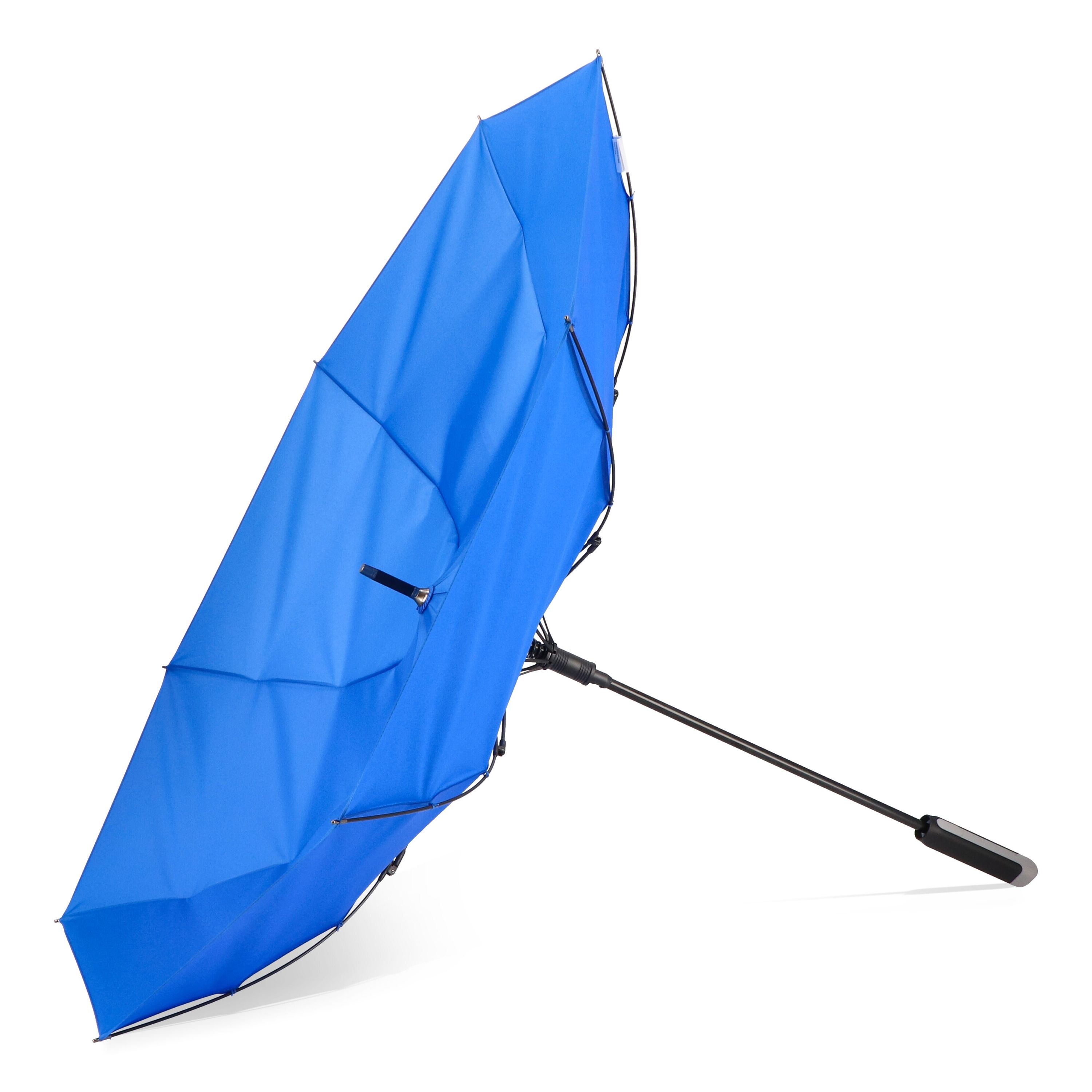 Emerantia 190T Pongee 23 Stockschirm Auto offen - blau-261